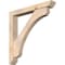 Ekena Millwork Legacy Slat Smooth Bracket w/ Offset Brace, Douglas Fir, 5 1/2"W x 38"D x 38"H BKT0604X38X38LEC06SDF - alternate 1
